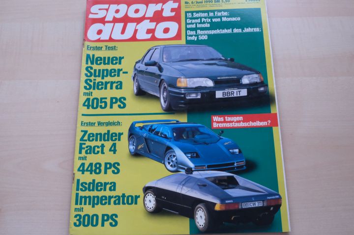 Deckblatt Sport Auto (06/1990)